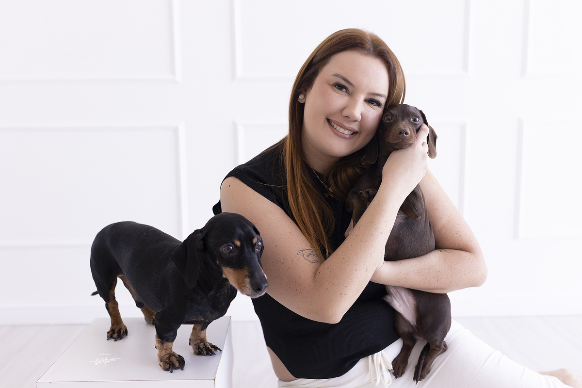 ensaio profissional com pets