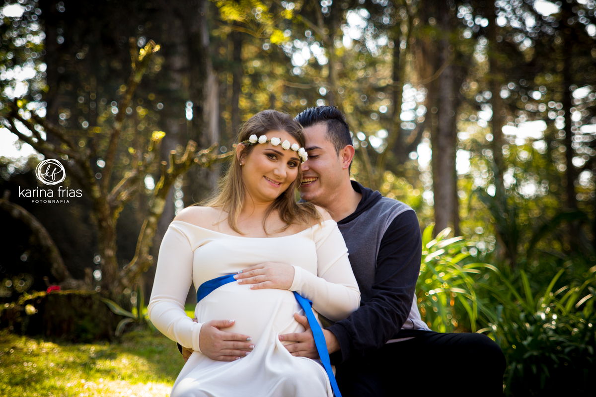 ensaio externo de gestante