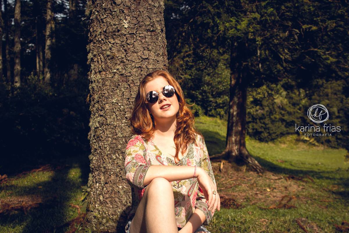 tarde de sol lindo para o ensaio externo