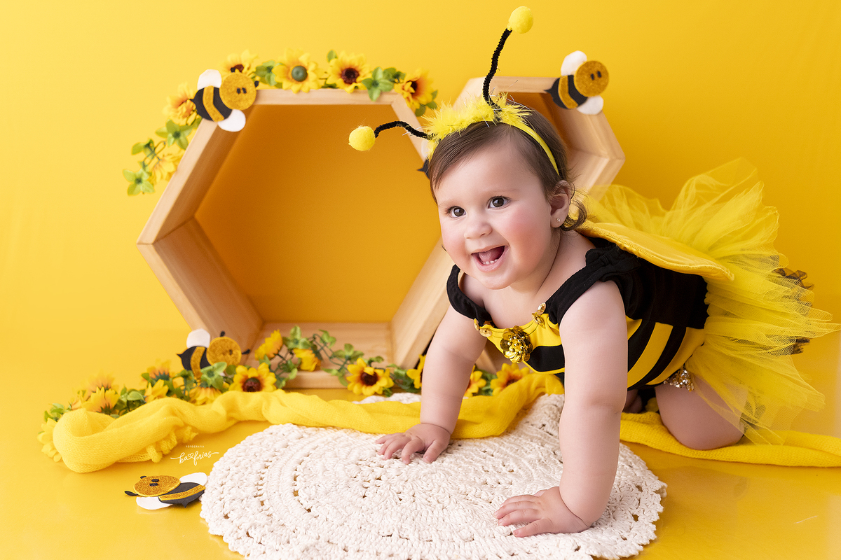 ensaio mensal de bebes em caxias do sul