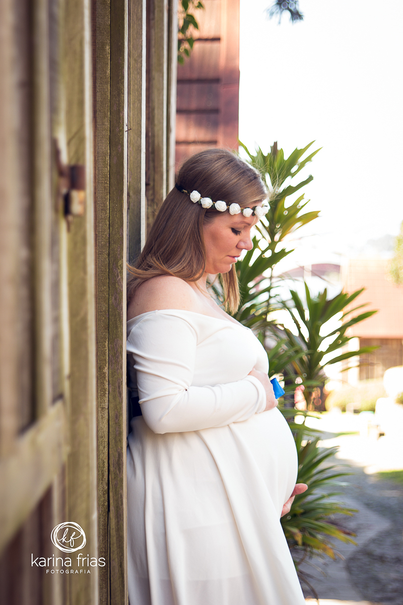 a barriga fica saliente nas fotos de gestante