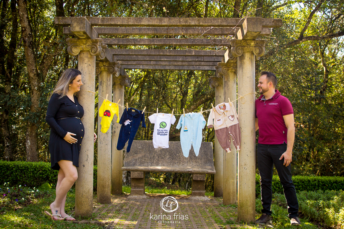 O CASAL AGUARDA A CHEGADA DO FILHO E POR ISSO FEZ UM ENSAIO EXTERNO