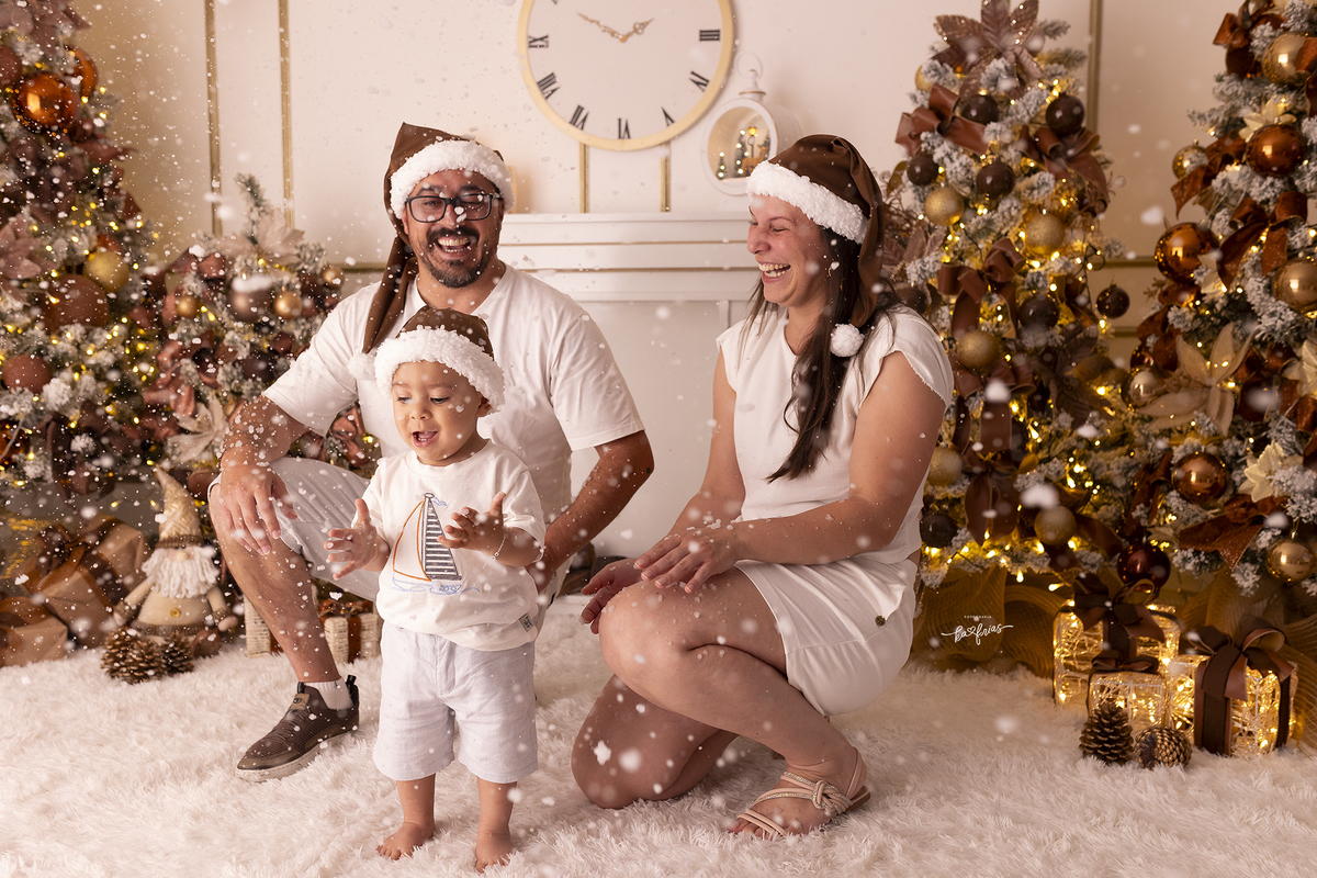 ensaio de natal com neve em caxias do sul-rs