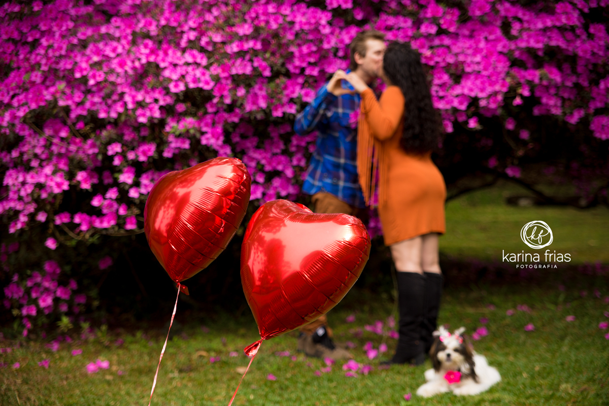 no book externo de casal, usamos balões de coração