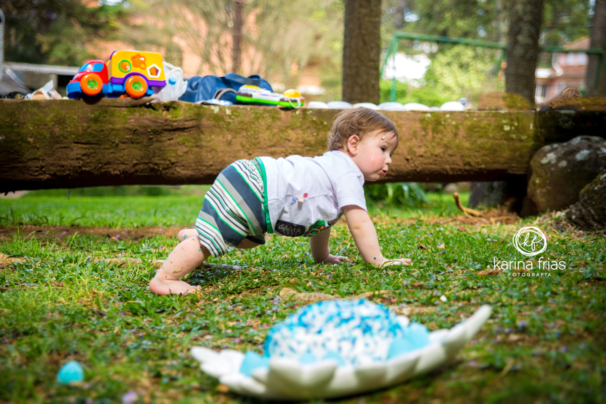 O BOLO NÃO CHAMOU ATENÇÃO DA CRIANÇA NO ENSAIO SMASH THE CAKE
