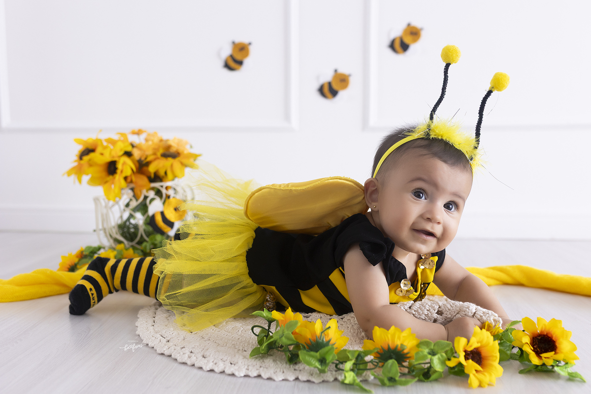 a bebe sorri para a fotografa de caxias dos ul-rs