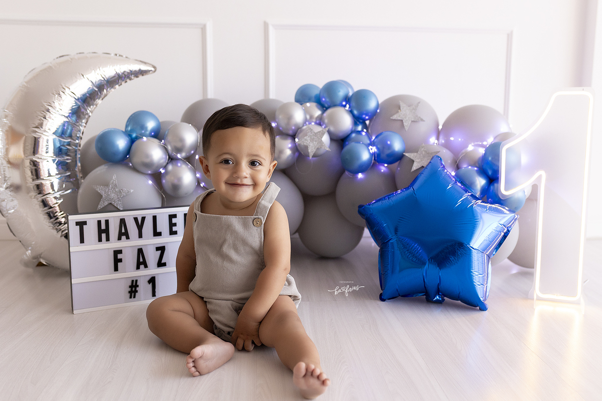 ensaio de um ano de bebes em caxias do sul-rs