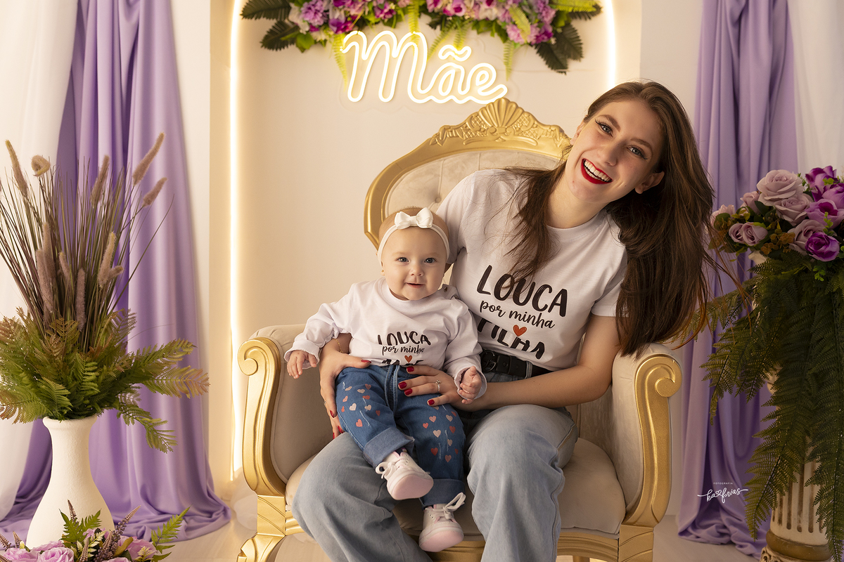 sessão de fotos de dia das maes