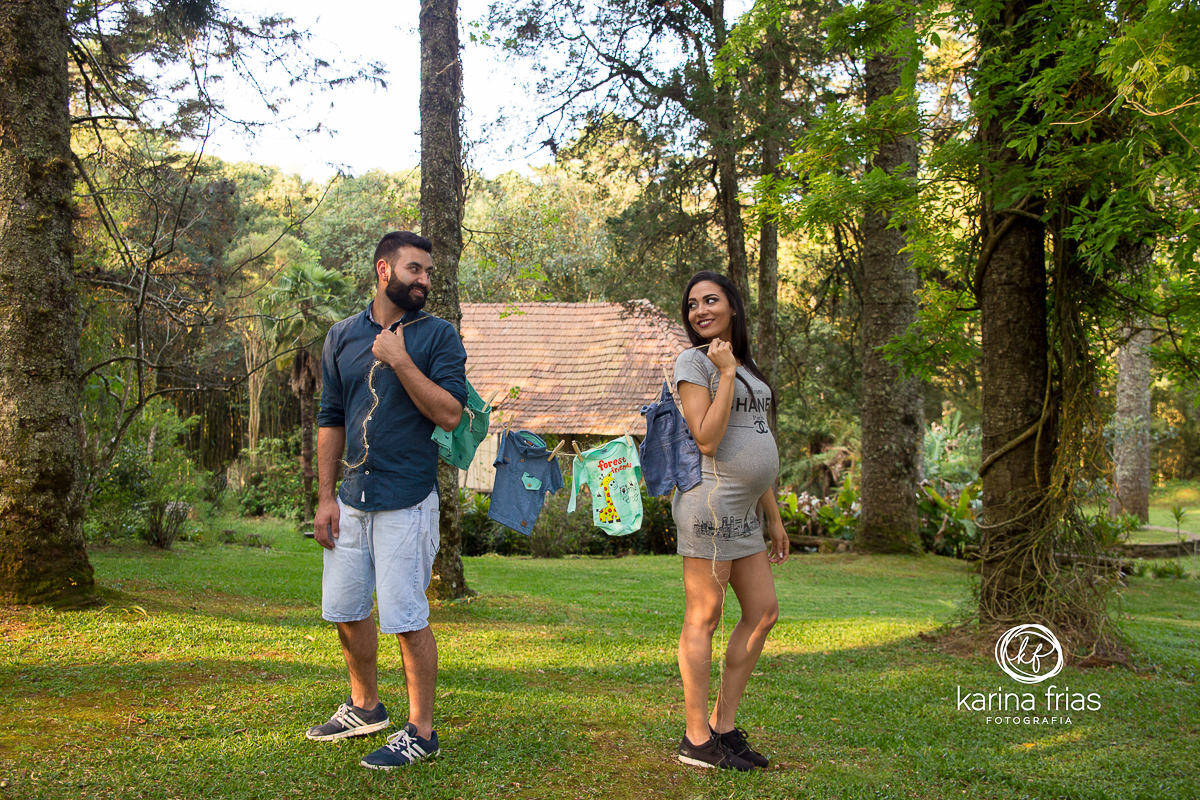 NO ENSAIO EXTERNO DE GESTANTE USAMOS AS ROUPINHAS DO BEBE