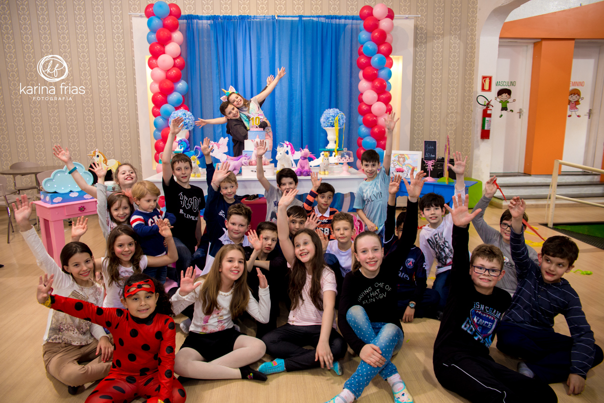 a fotografa de caxias do sul faz a foto coletiva em aniversario infantil