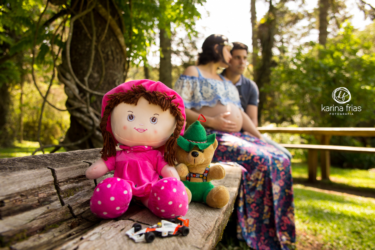 NO ENSAIO EXTERNO DE GESTANTE PODE-SE LEVAR ACESSORIOS