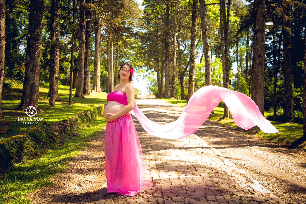 O VEU É JOGADO EM ENSAIO EXTERNO DE GESTANTE EM CAXIAS DO SUL-RS