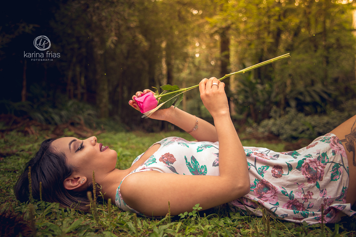 a natureza é o cenario do ensaio externo pessoal 