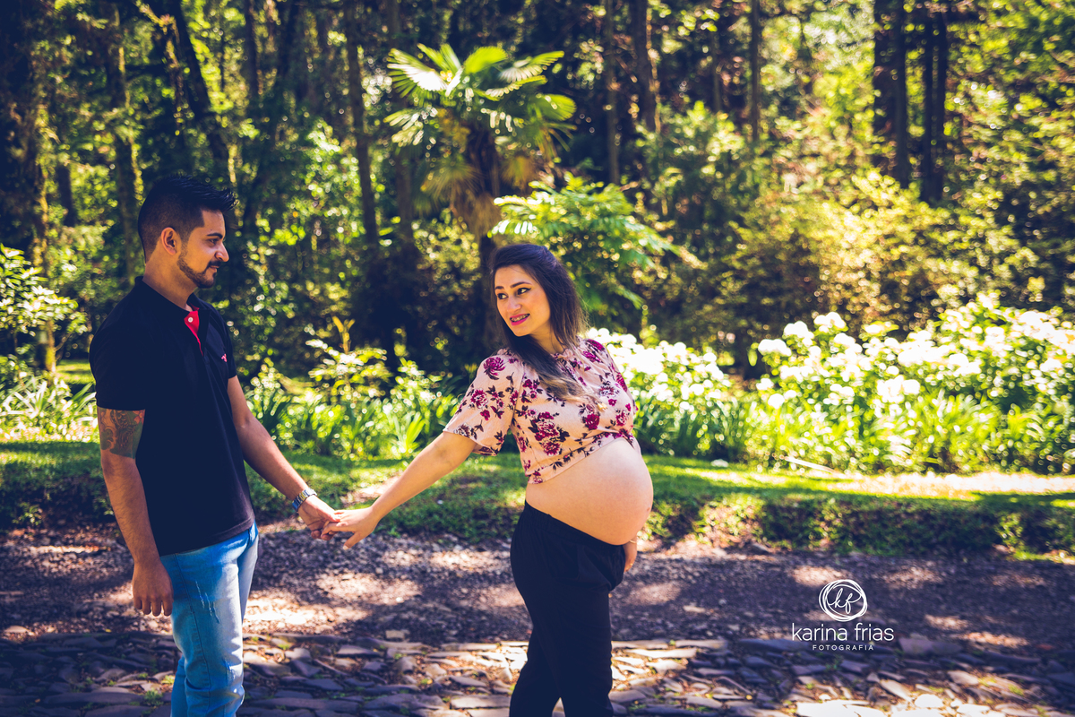 o ensaio gestante da ivete foi em parque de caxias do sul-rs