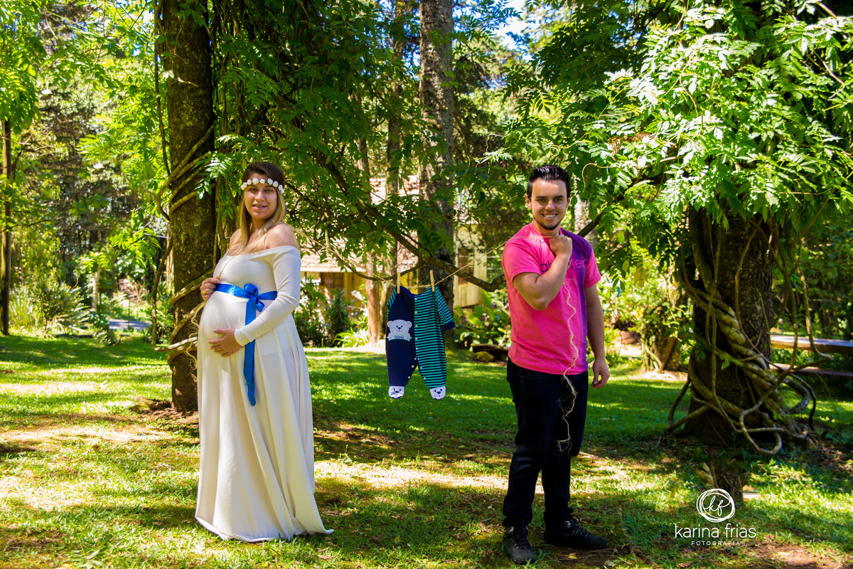 fazemos o varealzinho com a roupa do bebe no ensaio gestante