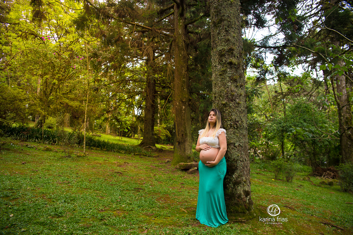 fazemos os ensaios gestantes em meio  a natureza