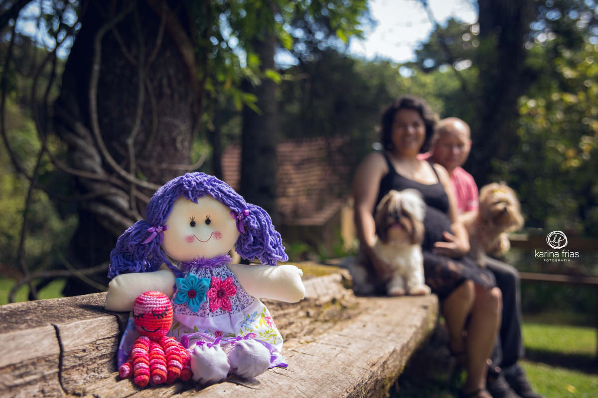 brinquedos sao bem vindos em ensaio de gestante