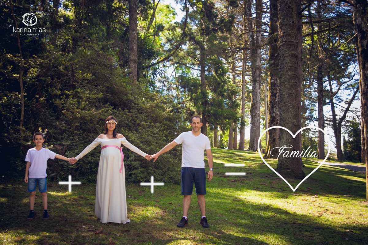 no ensaio gestante fazemos montagem com pai+mãe= bebe