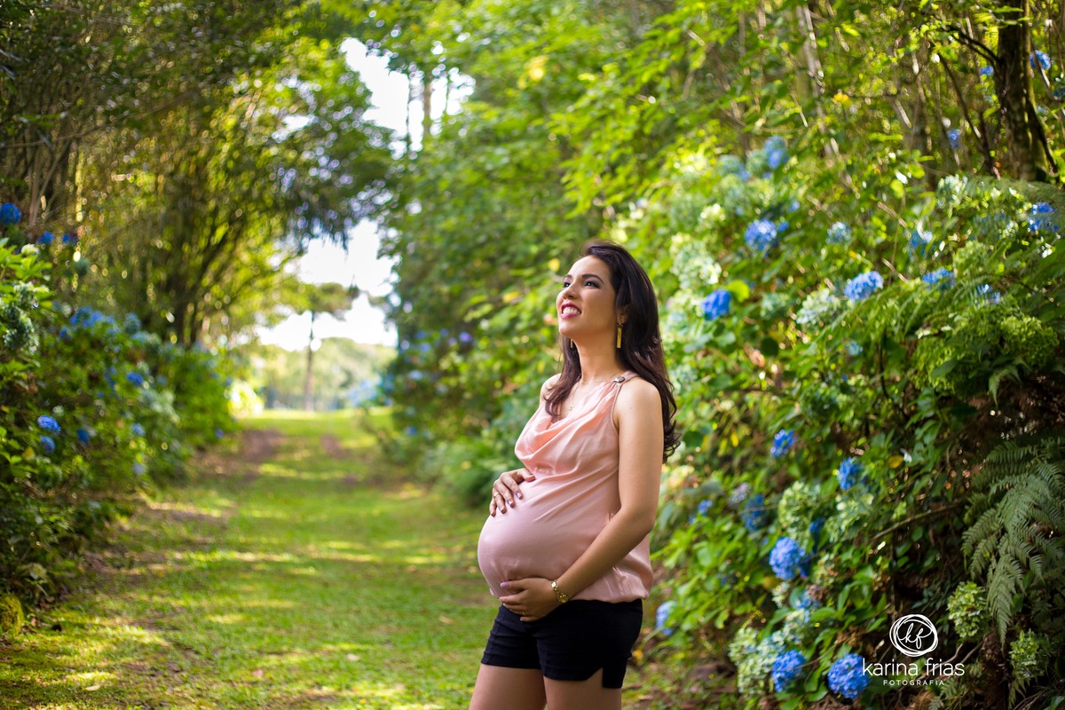 o ensaio gestante foi realizado em parque de caxias do sul - rs