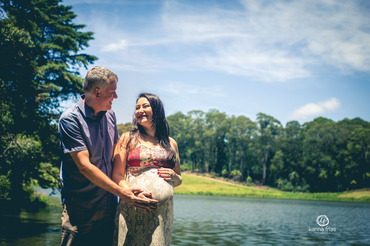 ensaio de gestante aconteceu em parque de caxias do sul-rs