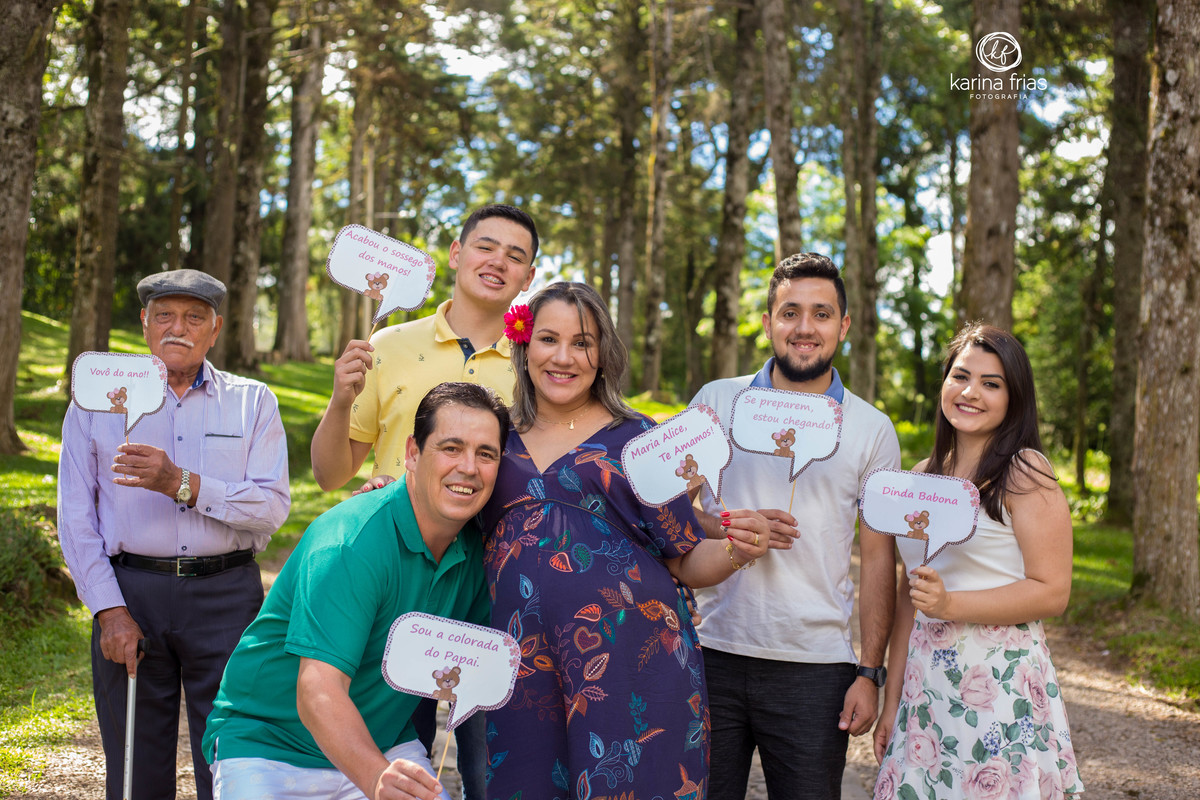 A FAMILIA PARTICIPOU DO ENSAIO DE GESTANTE