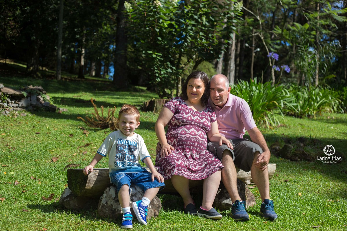 O FILHO DO CASAL PARTICIPA DO ENSAIO DE GESTANTE