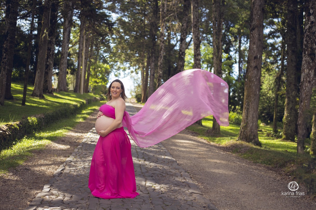 o ensaio externo de gestante foi realizado em parque de caxias do sul-rs