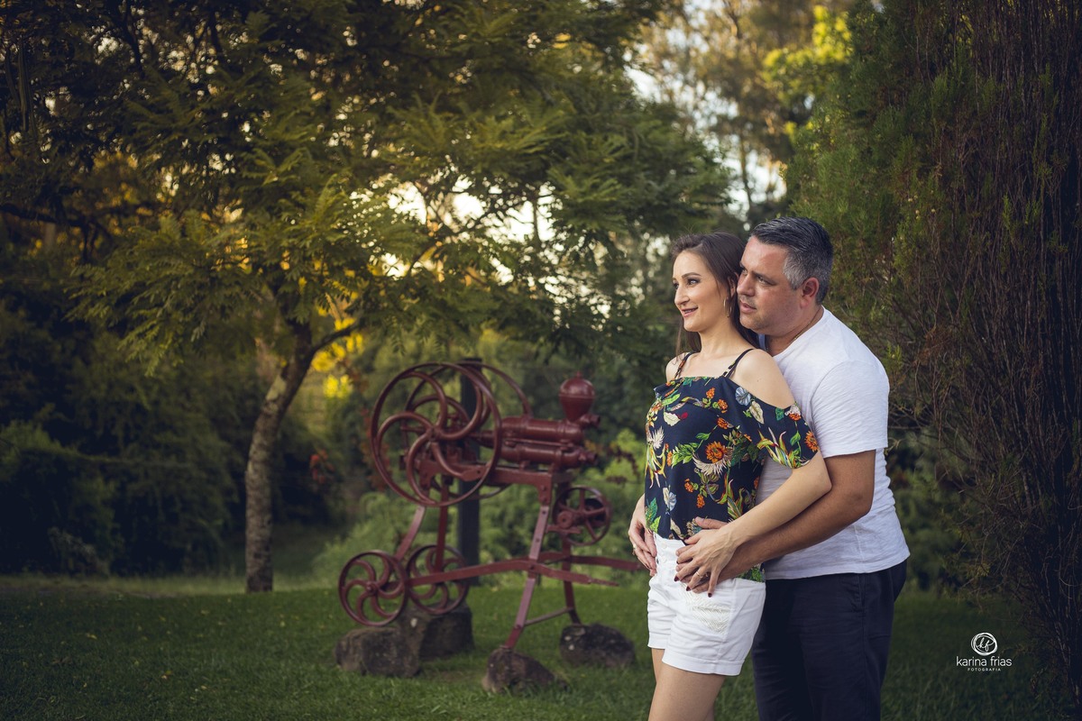 o casal escolheu a serra gaucha para fazer as fotos