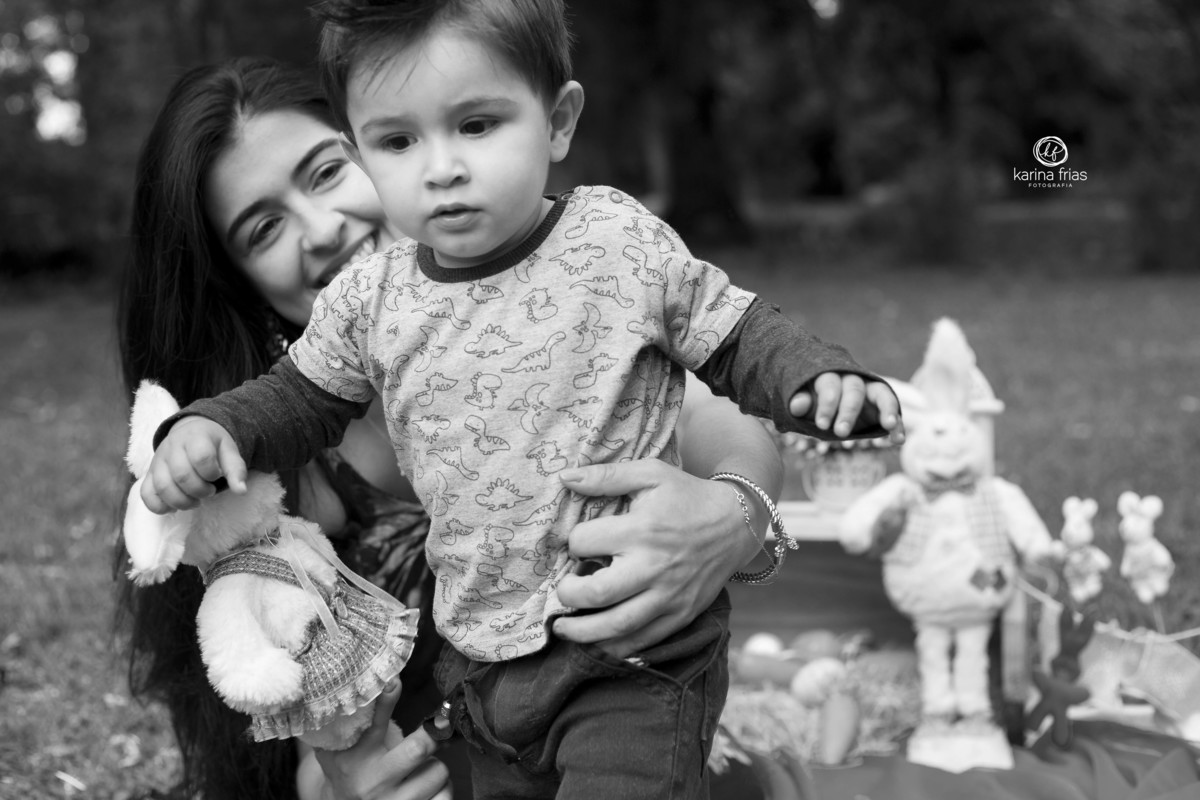 NO ENSAIO EXTERNMO INFANTIL A MAE PARTICIPA