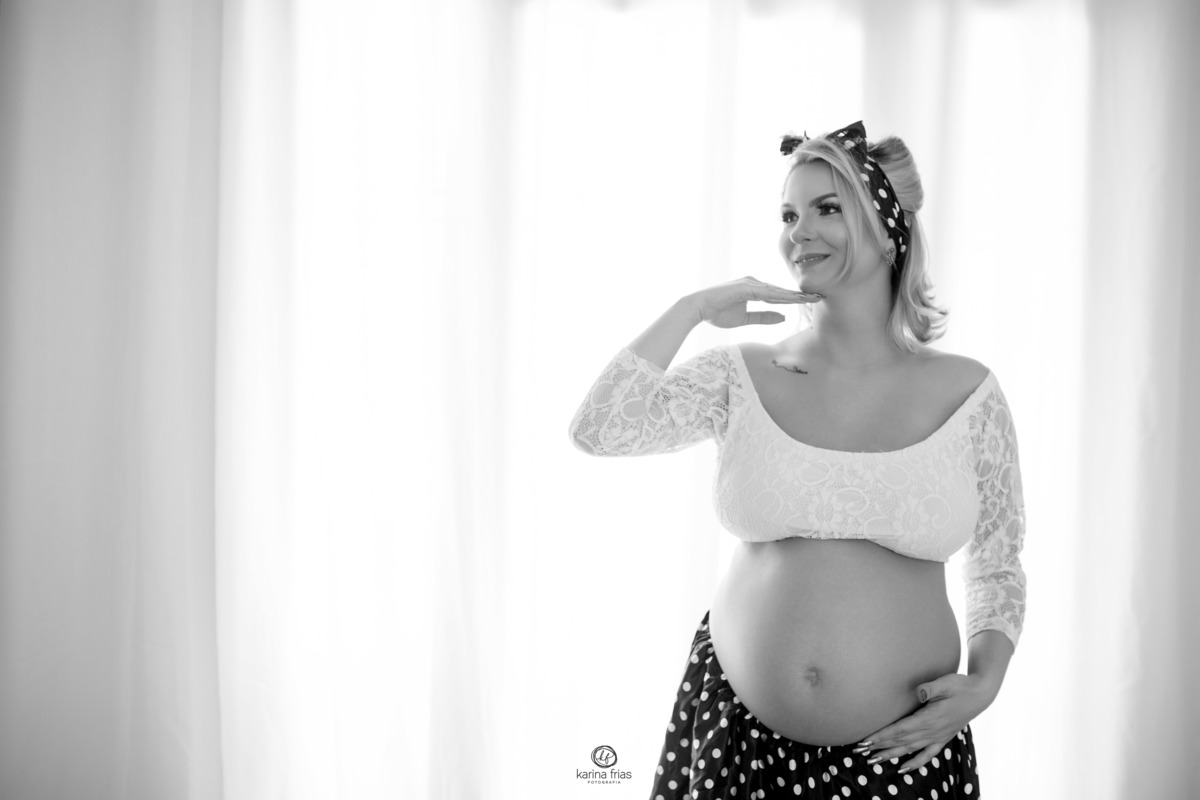 ensaio gestante pinup