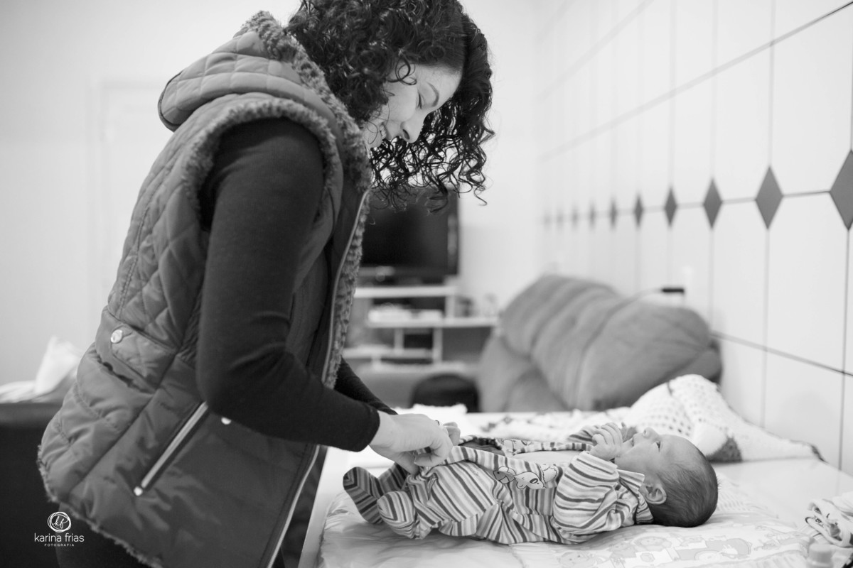 o ensaio foi na casa da cliente