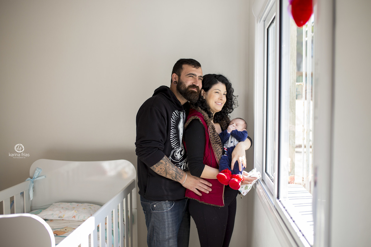 ensaio familia em casa