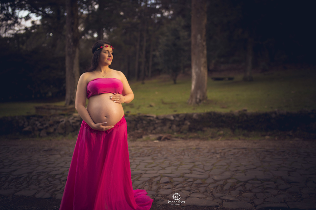 a gestante recebe a luz do sol 