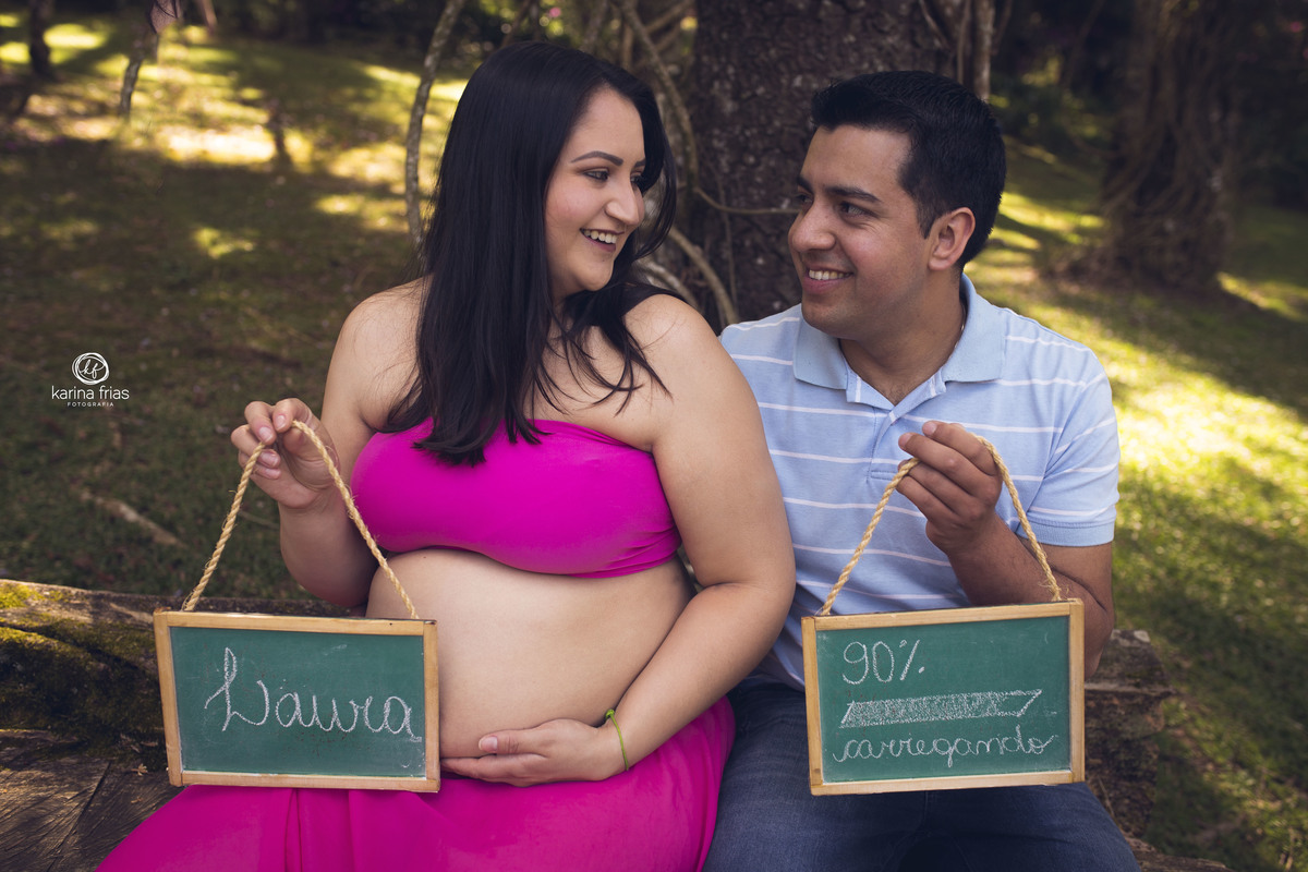 OS PAIS SE OLHAM NO BOOK EXTERNO DE GESTANTE