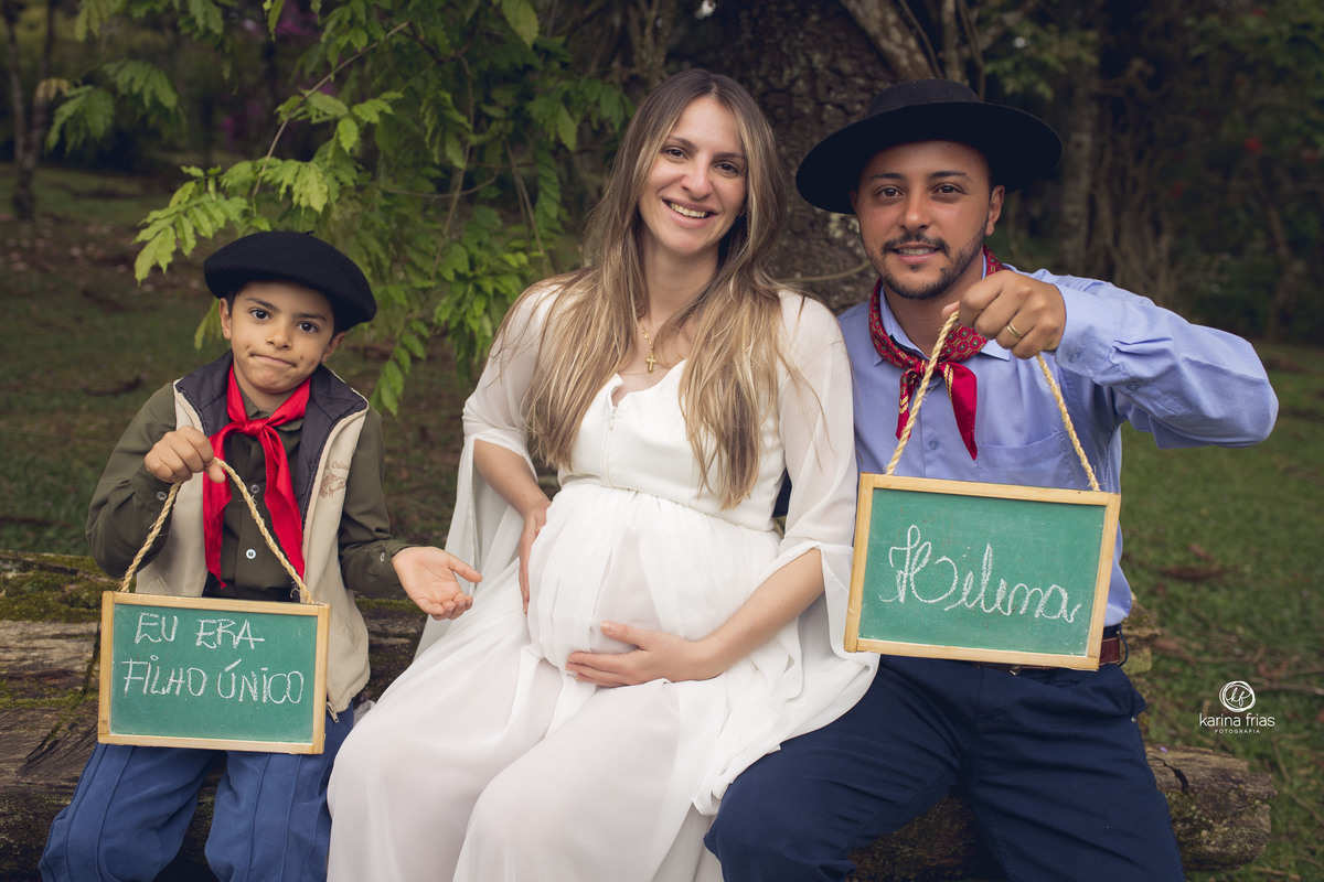 ensaio de gestante externo