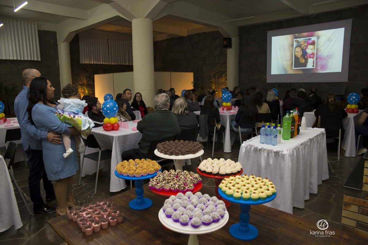 NO ANIVERSARIO INFANTIL FOI PASSADO UM VIDEO