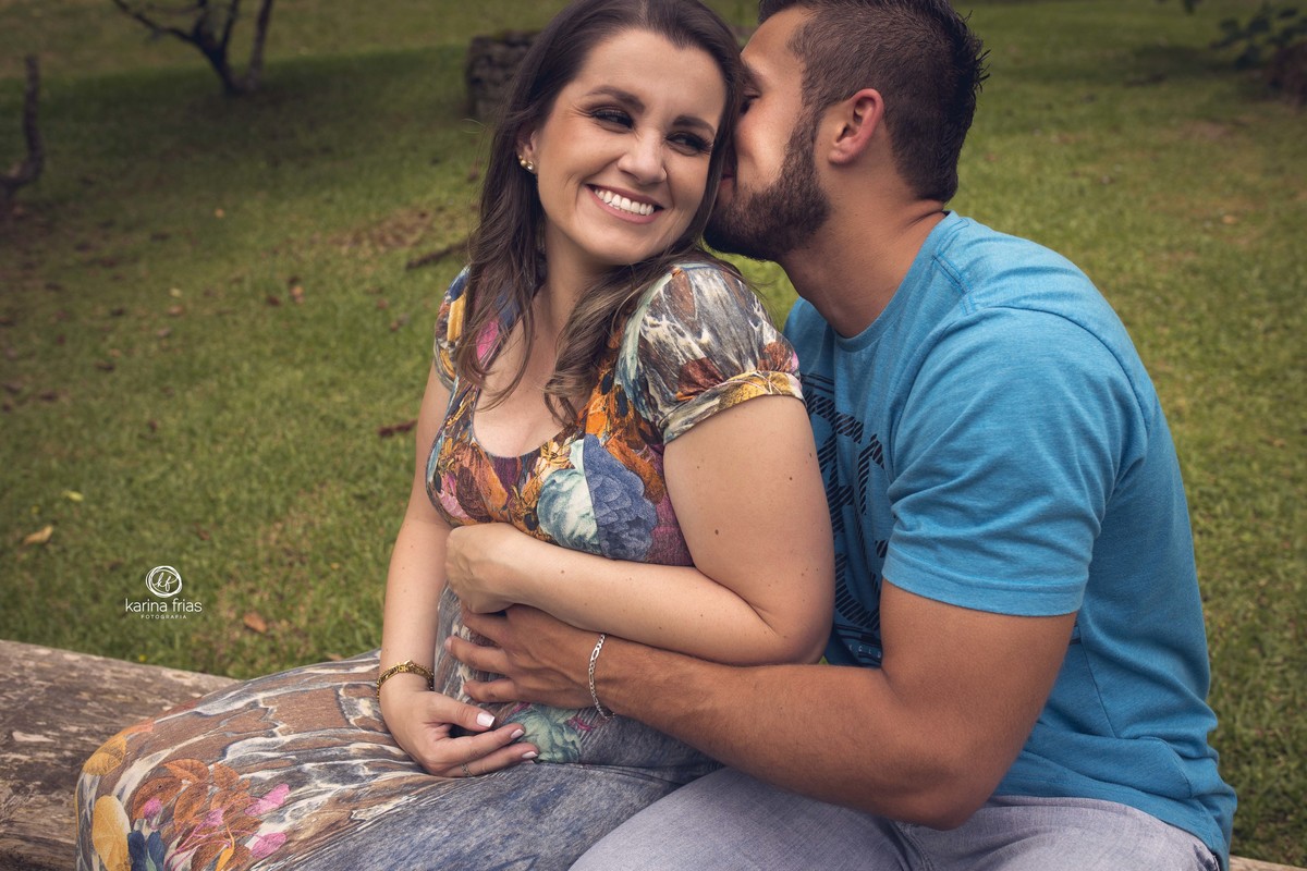 ENSAIO EXTERNO DE GESTANTE REALIZADO EM PARQUE DE CAXIAS DO SUL-RS