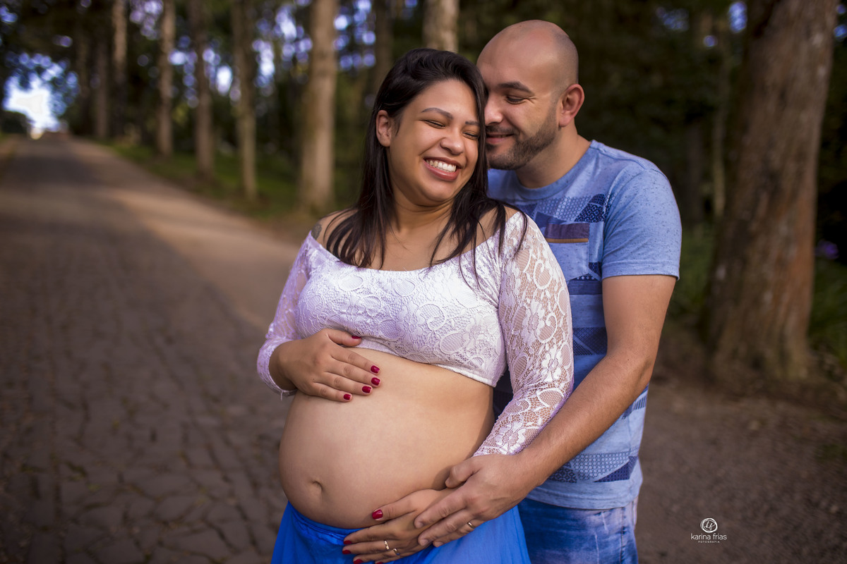 o ensaio externo de gestante foi marcado por sorrisos