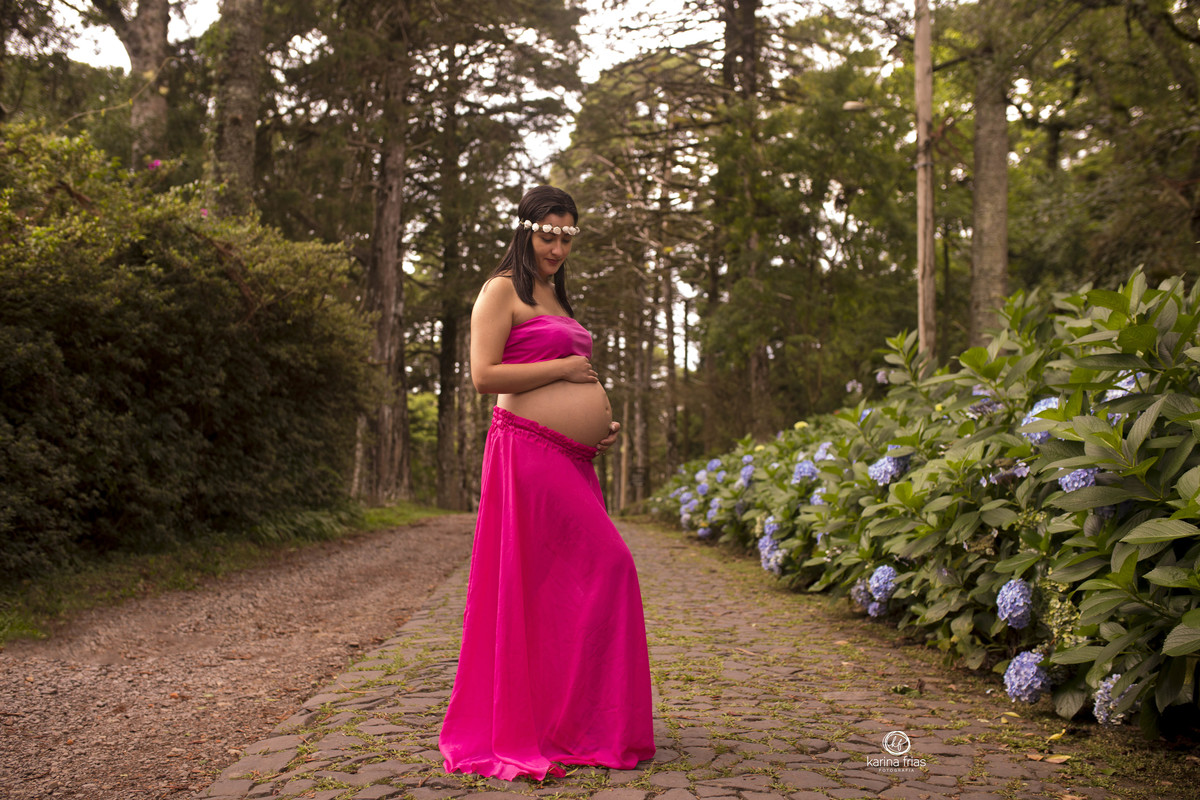 ensaio externo de gestante em parque de caxias do sul-rs