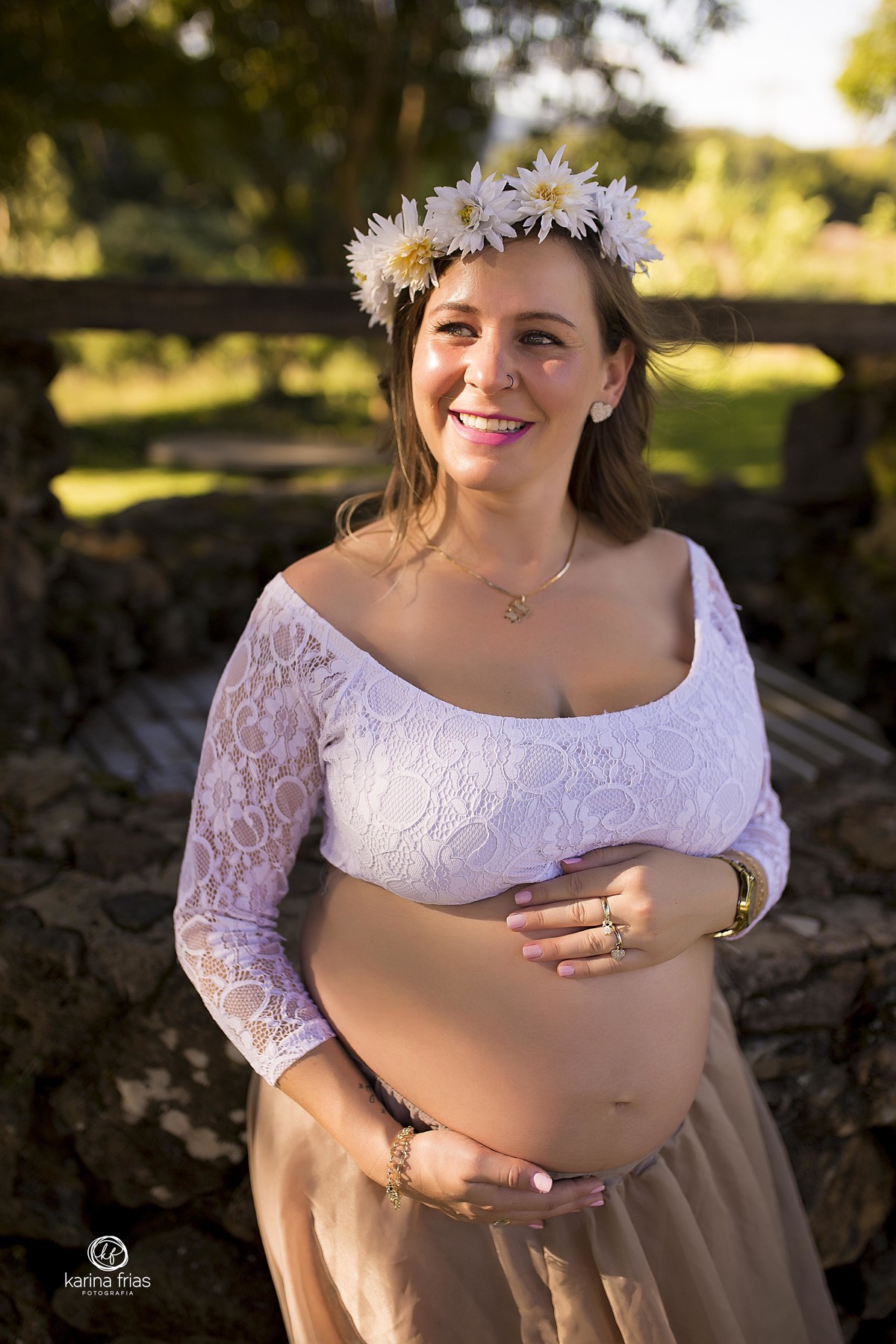 ensaio de gestante em vinicola 