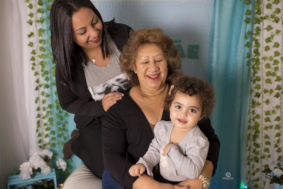 no ensaio de dia das maes a cliente trouxe a avo junto
