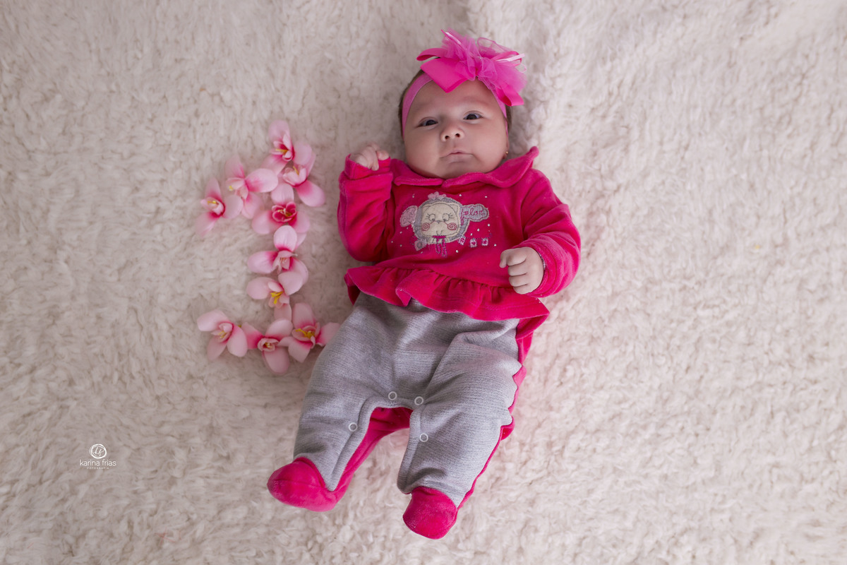 no acompanhamento mensal de bebes utilizamos flores para representar a idade da criança