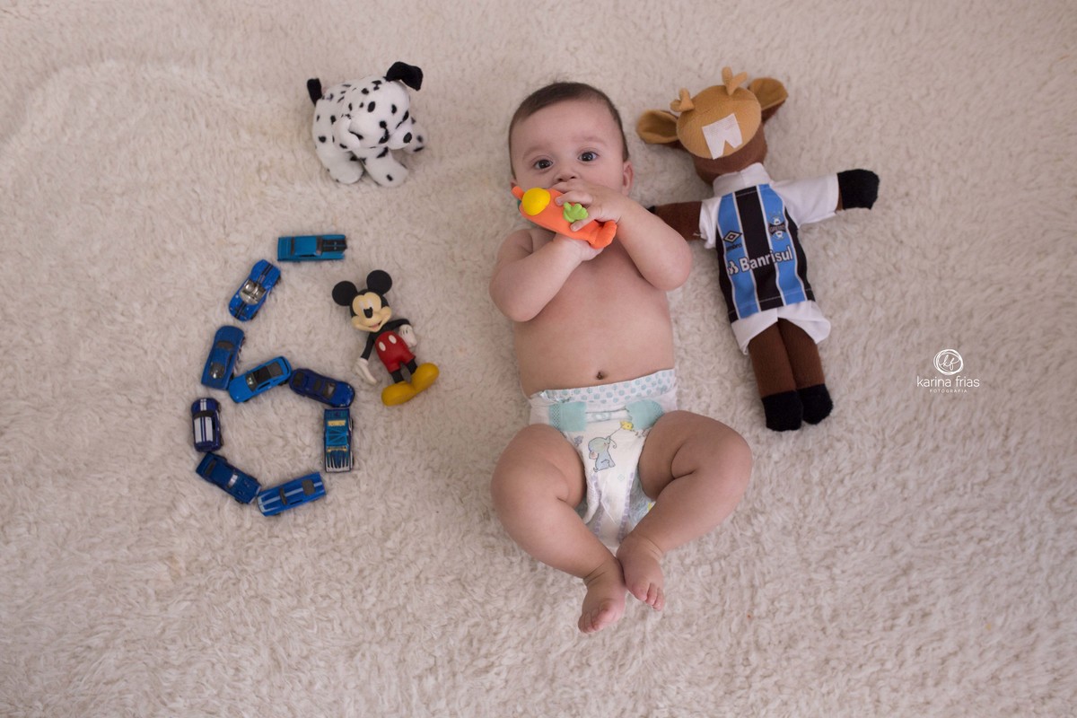 no acompanhamento mensal usamos carrinhos para representar o numero do mes do bebe