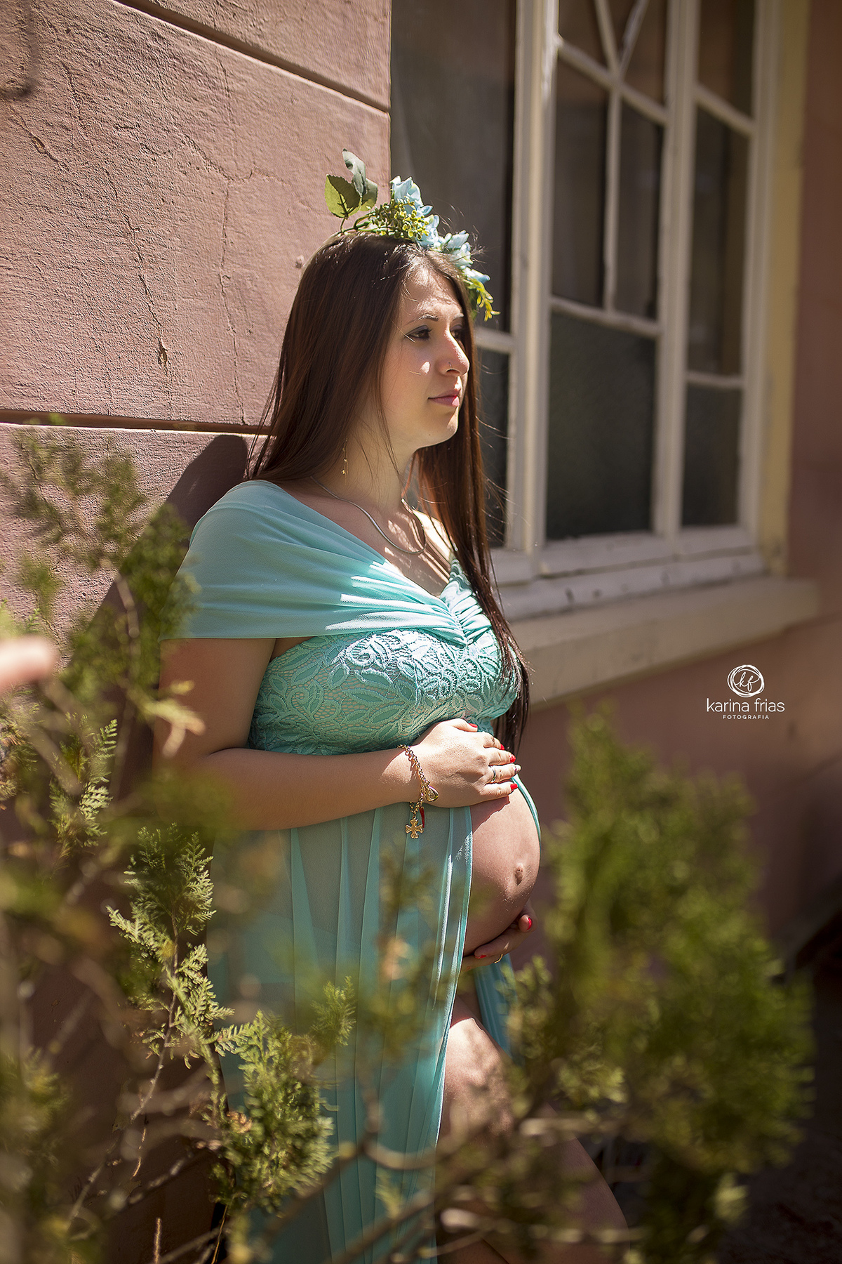 no ensaio externo, aproveitamos a luz do sol para fotografar