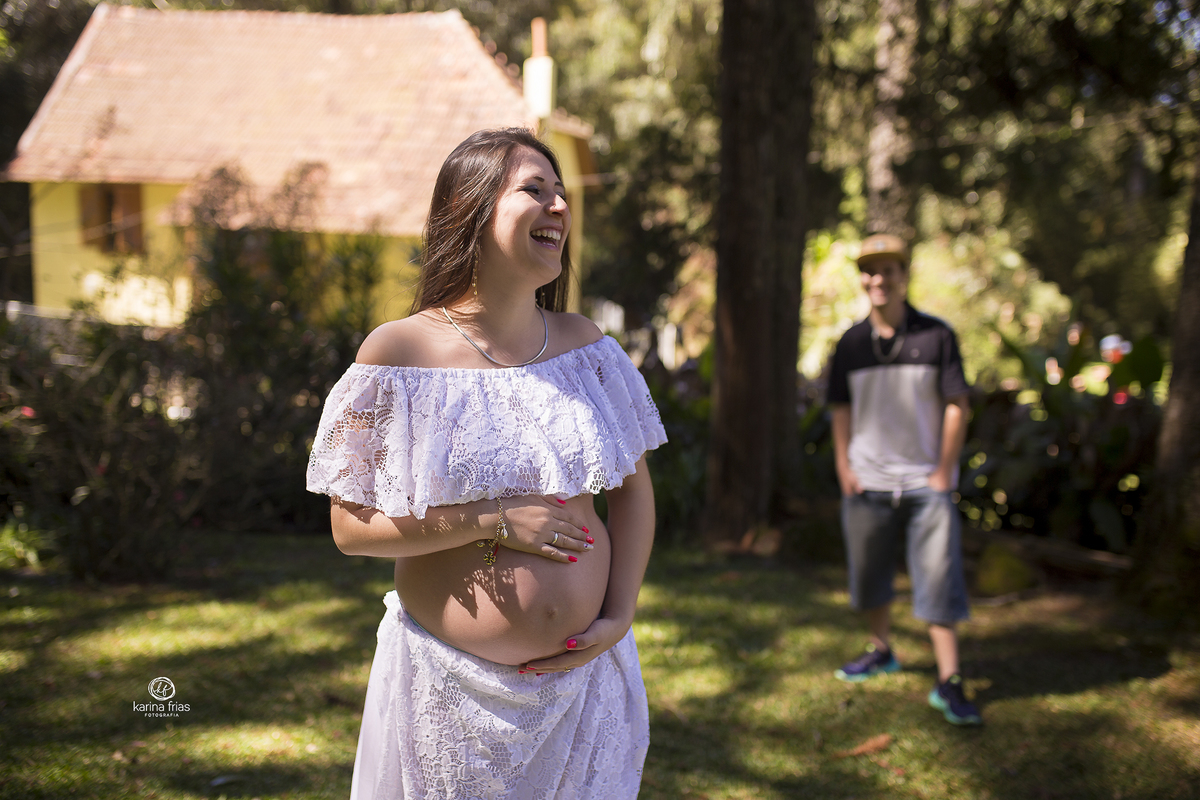 para o book de gestante, deixamos os modelos a vontade, sorrindo o tempo todo.