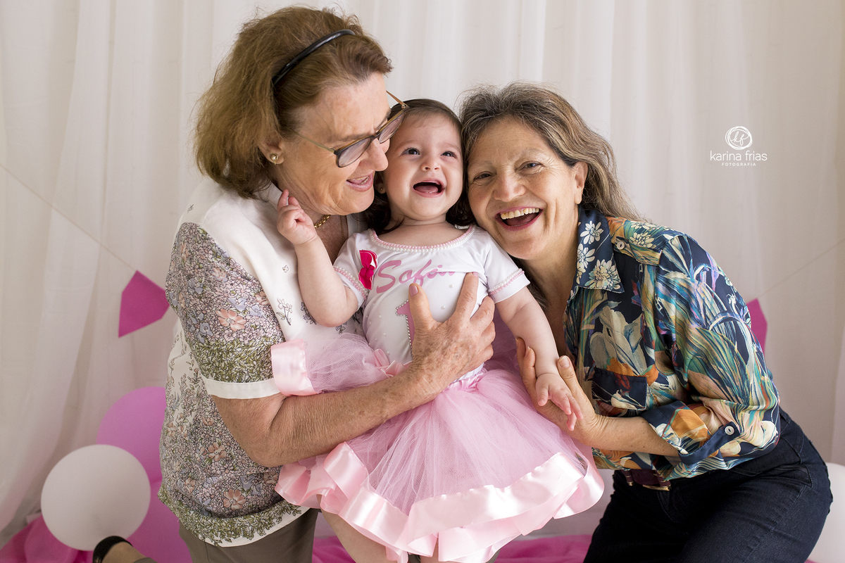 as avos participaram do ensaio da neta