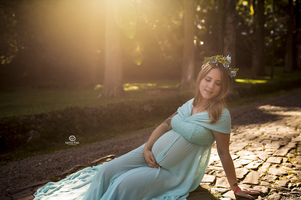 o sol entra na foto de gestante em caxias do sul-rs