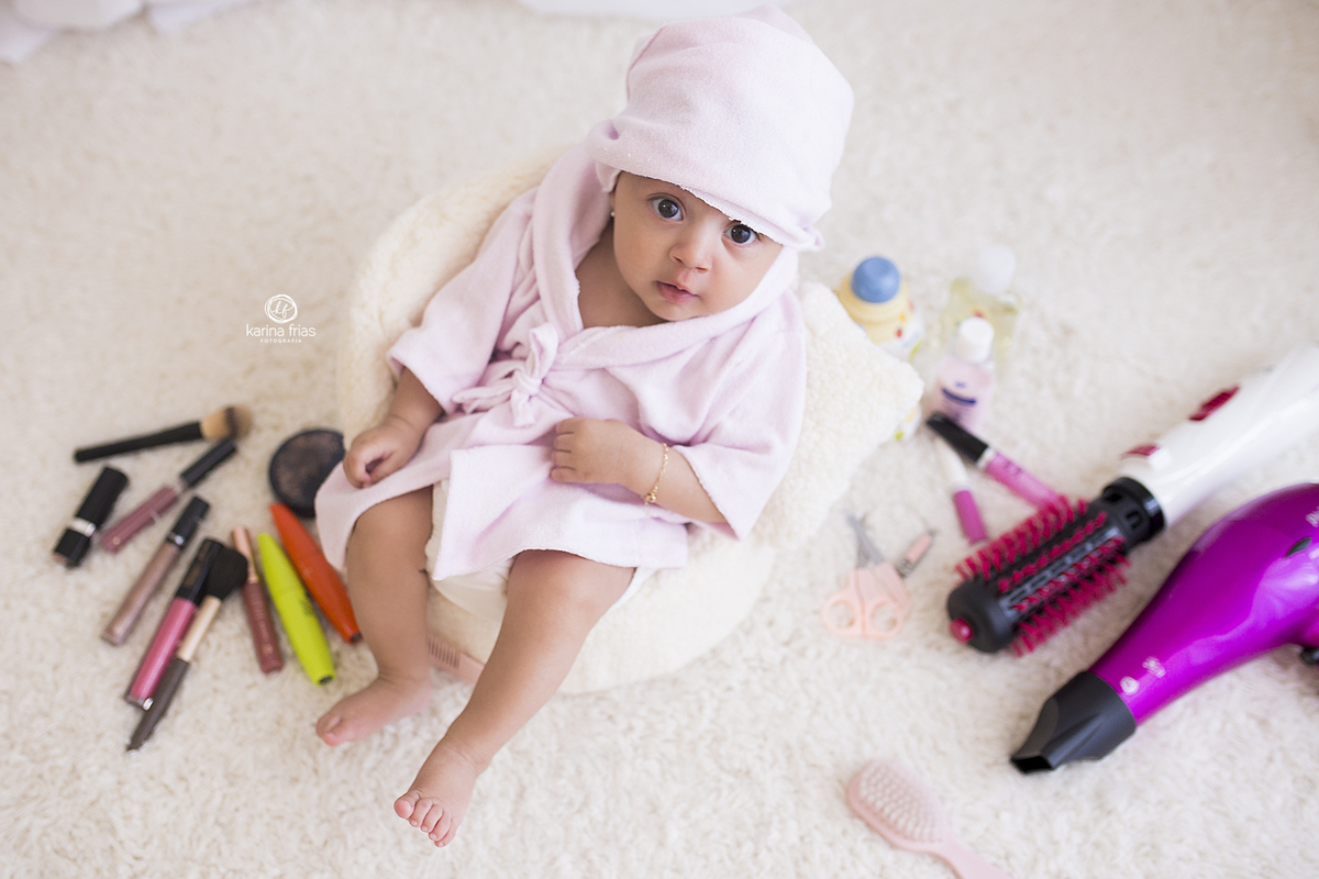 a fotografa de bebes de caxias do sul fotografa o ensaio mensal da bebe