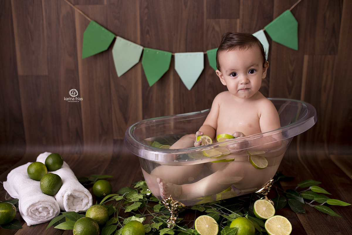 no ensaio infantil utilizamos limoes