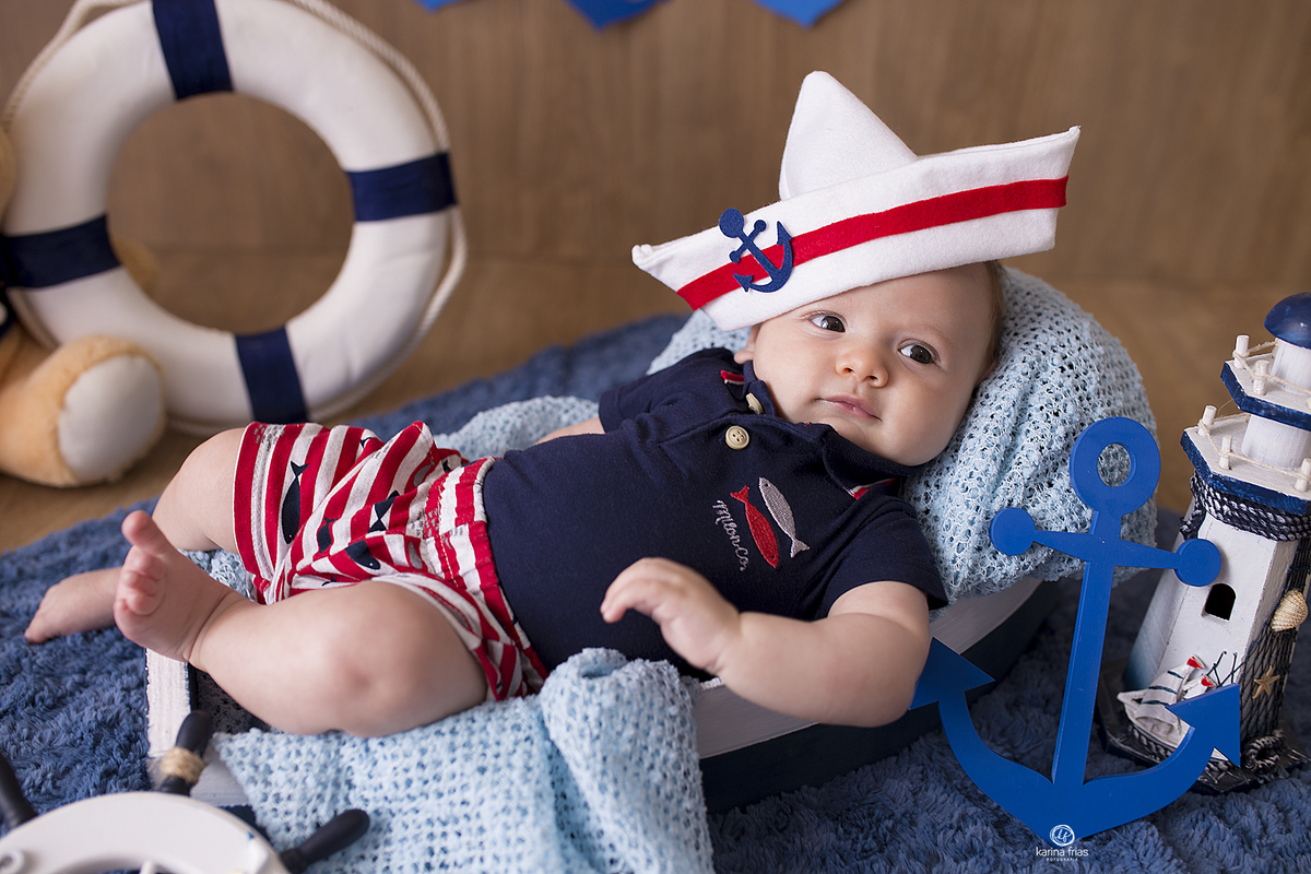 no acompanhamento mensal usamos o marinheiro de tema